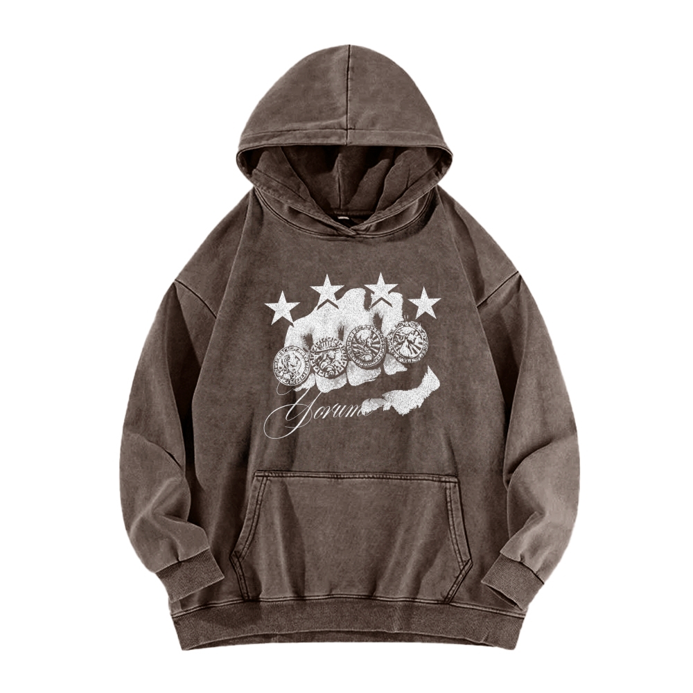Jojo's Bizarre Adventure Unisex washed sweatshirts