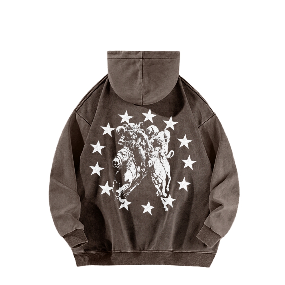 Jojo's Bizarre Adventure Unisex washed sweatshirts