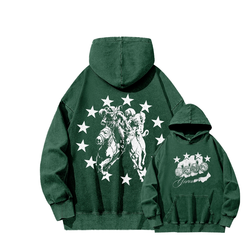 Jojo's Bizarre Adventure Unisex washed sweatshirts