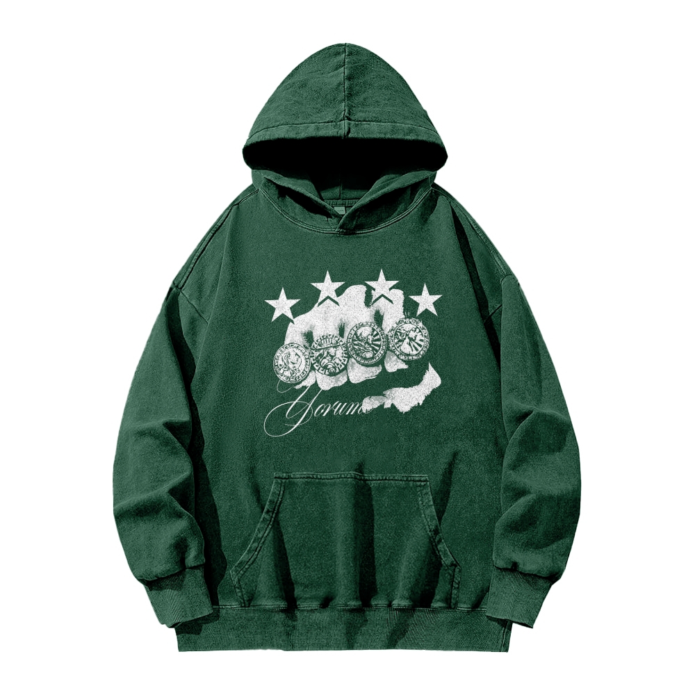 Jojo's Bizarre Adventure Unisex washed sweatshirts