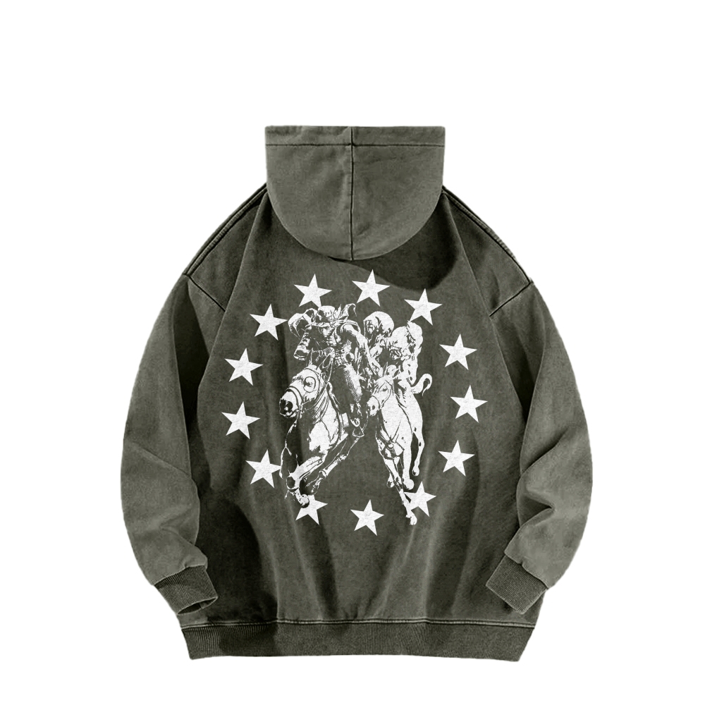 Jojo's Bizarre Adventure Unisex washed sweatshirts