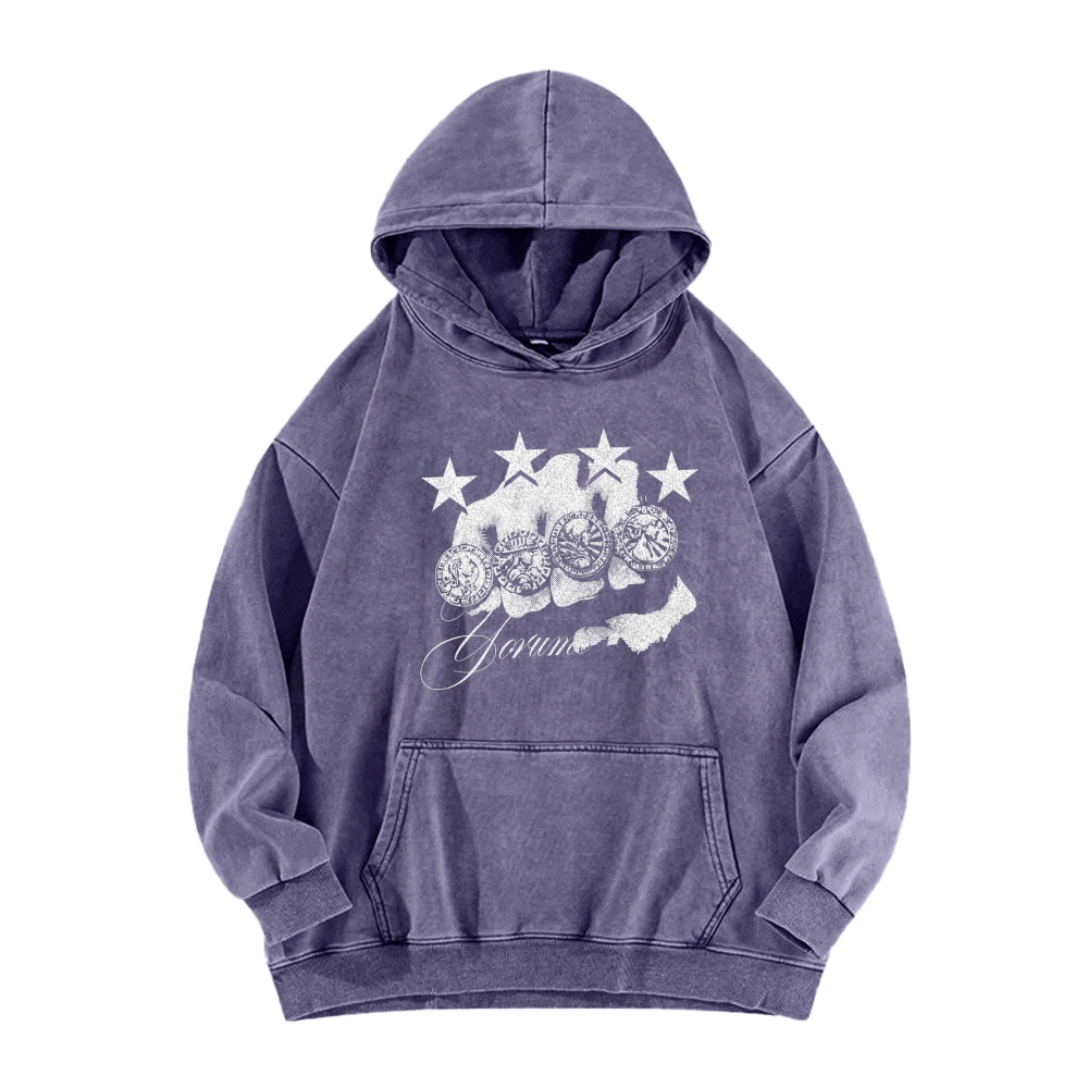 Jojo's Bizarre Adventure Unisex washed sweatshirts