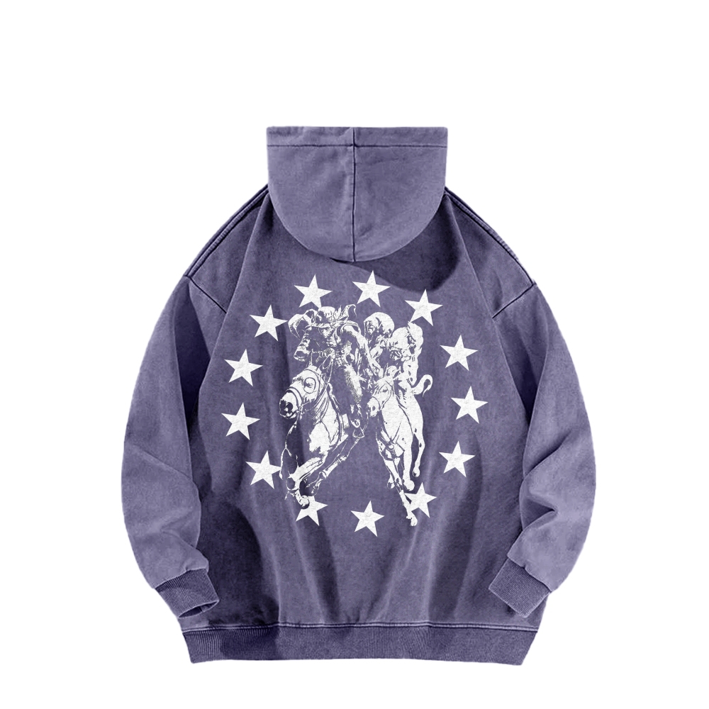 Jojo's Bizarre Adventure Unisex washed sweatshirts