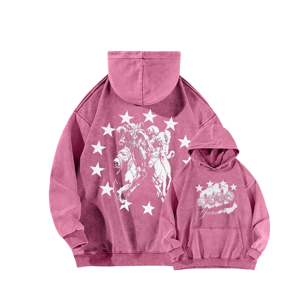 Jojo's Bizarre Adventure Unisex washed sweatshirts