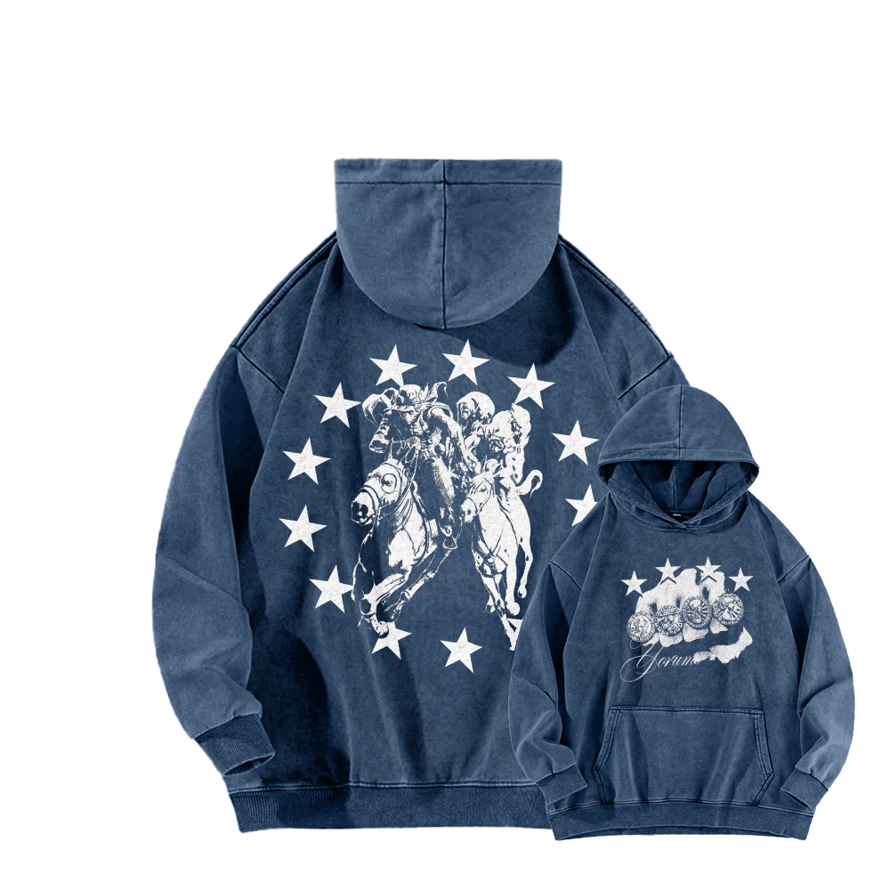Jojo's Bizarre Adventure Unisex washed sweatshirts