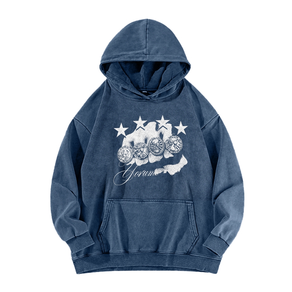 Jojo's Bizarre Adventure Unisex washed sweatshirts