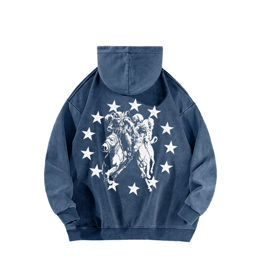 Jojo's Bizarre Adventure Unisex washed sweatshirts