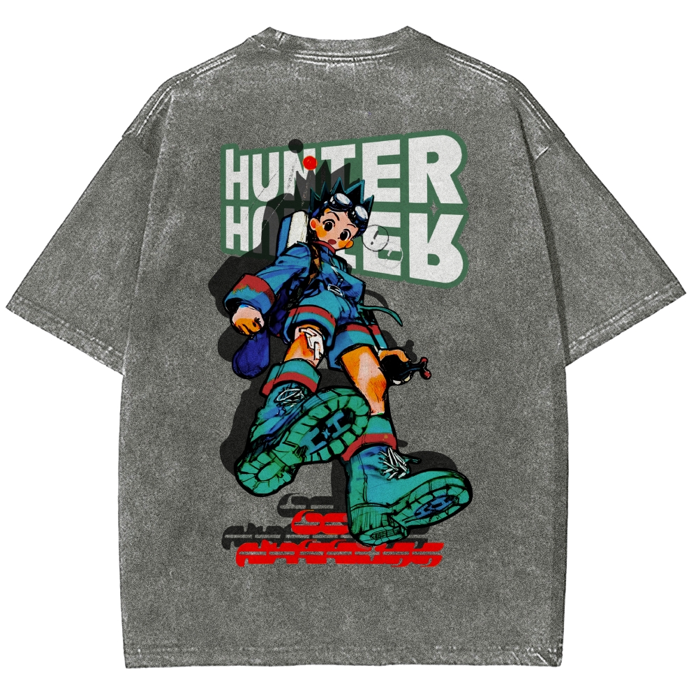 HUNTER×HUNTER Washed T-shirt 2608010764