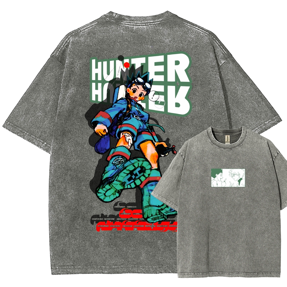 HUNTER×HUNTER Washed T-shirt 2608010764