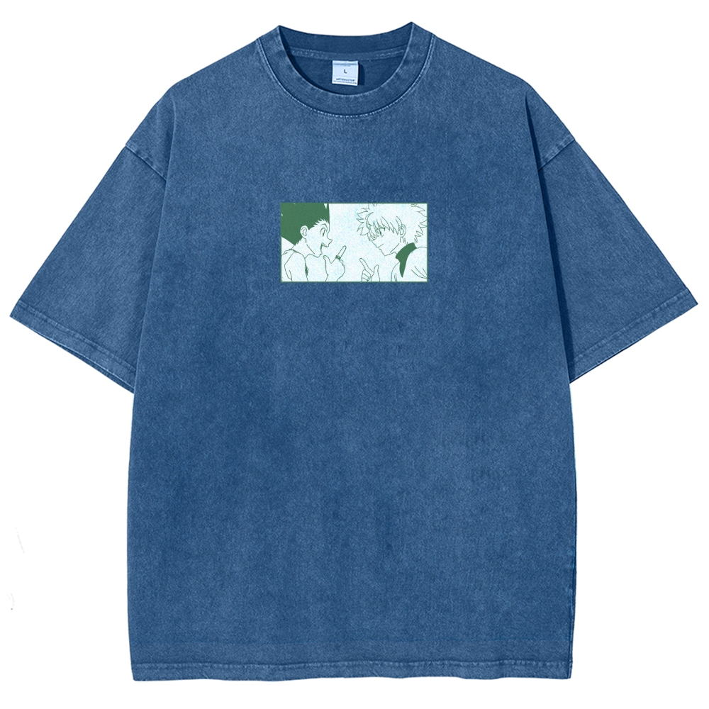 HUNTER×HUNTER Washed T-shirt 2608010764