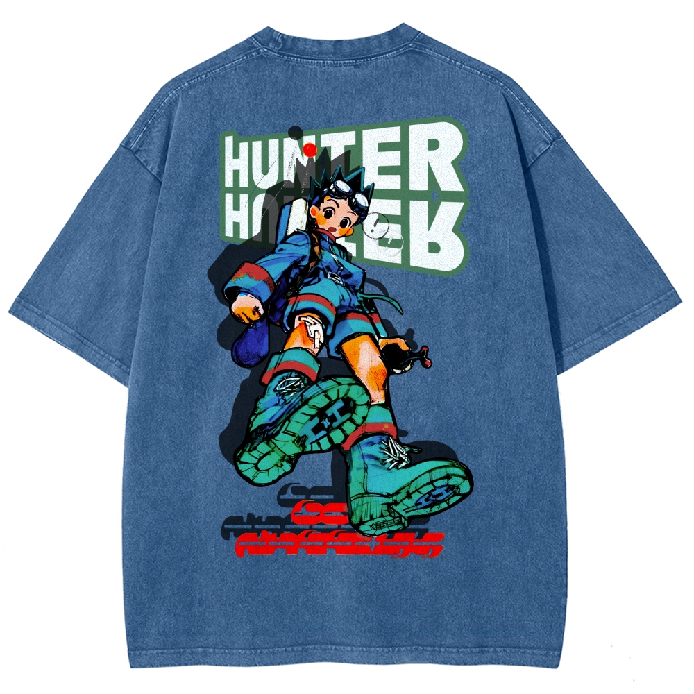 HUNTER×HUNTER Washed T-shirt 2608010764