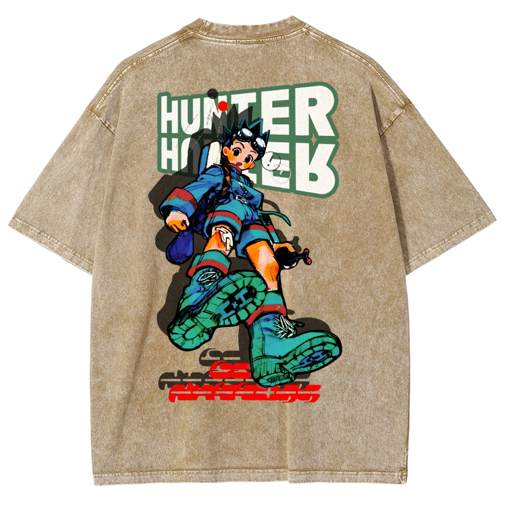 HUNTER×HUNTER Washed T-shirt 2608010764