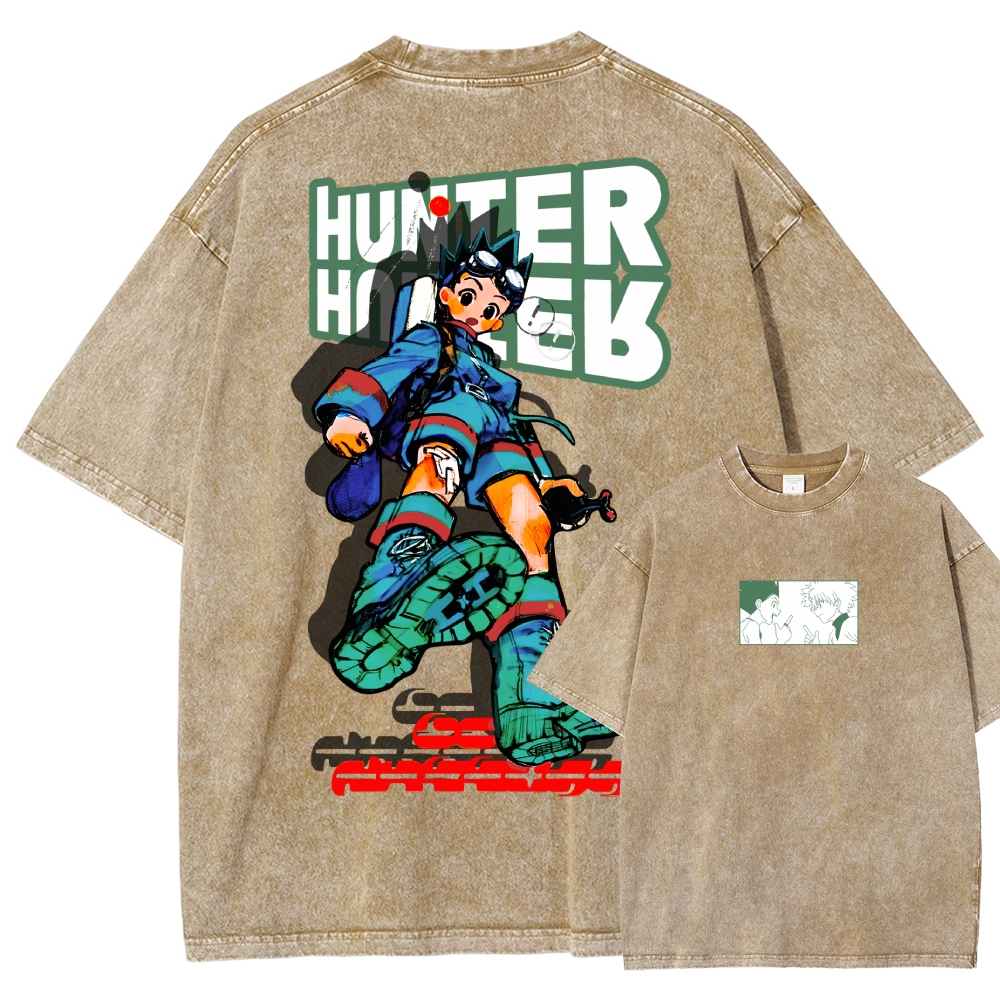 HUNTER×HUNTER Washed T-shirt 2608010764