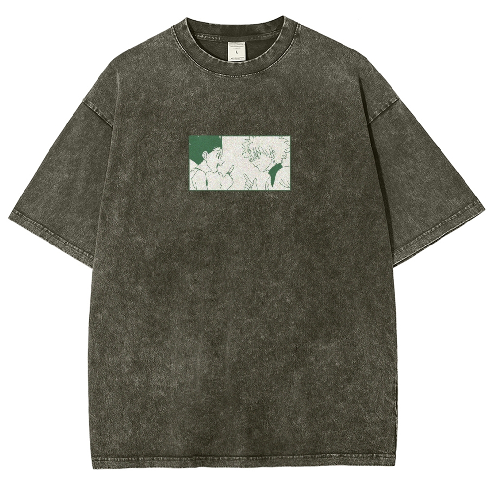 HUNTER×HUNTER Washed T-shirt 2608010764
