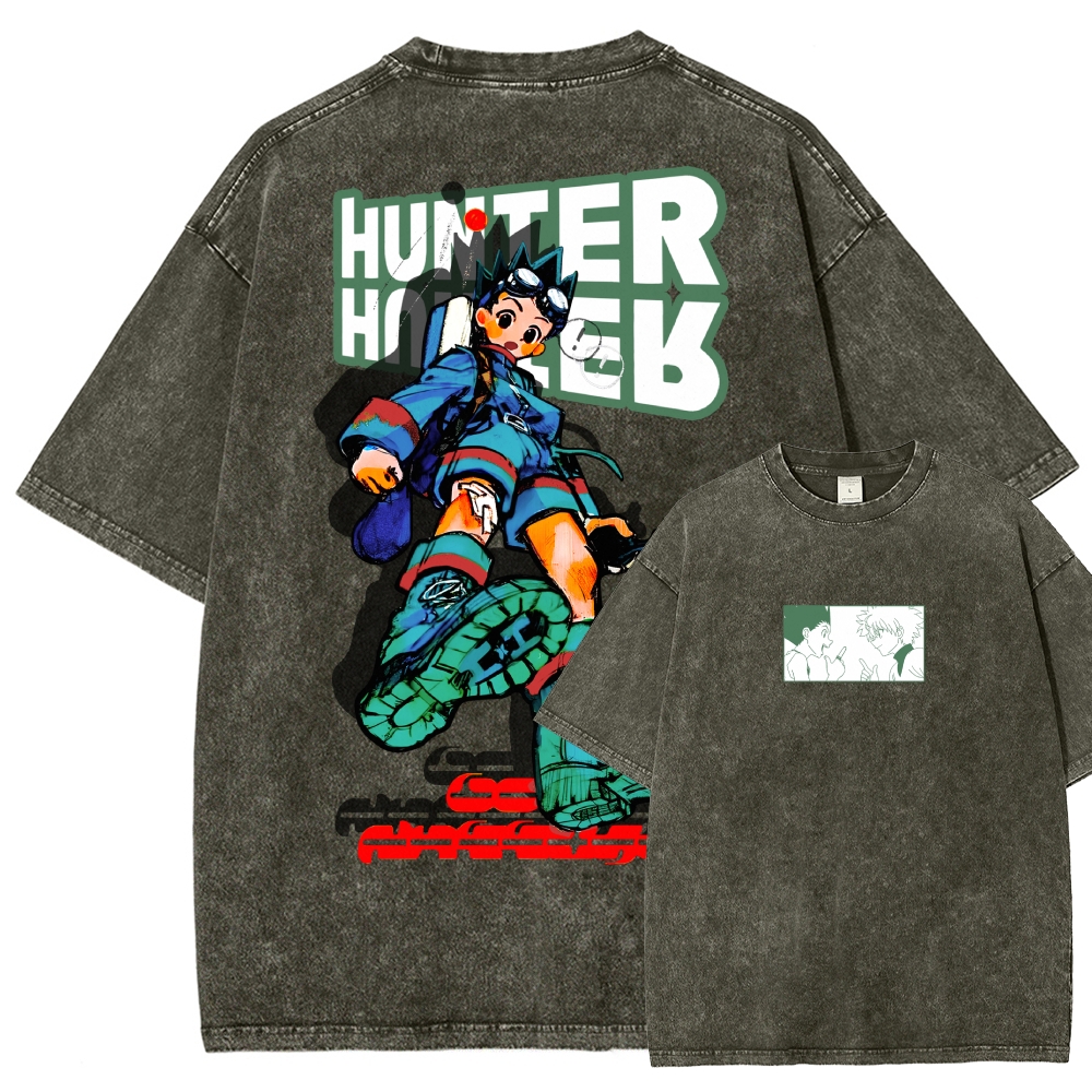 HUNTER×HUNTER Washed T-shirt 2608010764
