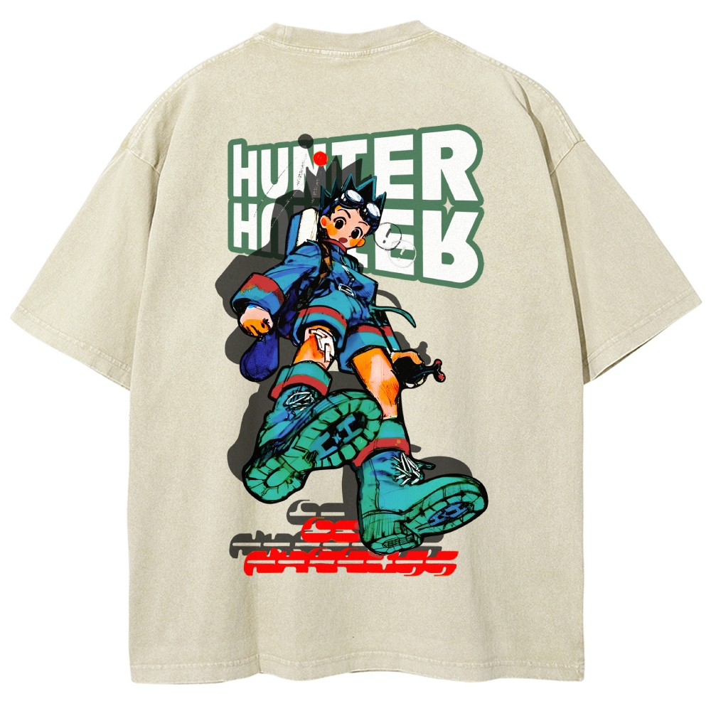 HUNTER×HUNTER Washed T-shirt 2608010764