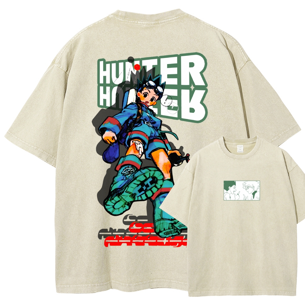 HUNTER×HUNTER Washed T-shirt 2608010764