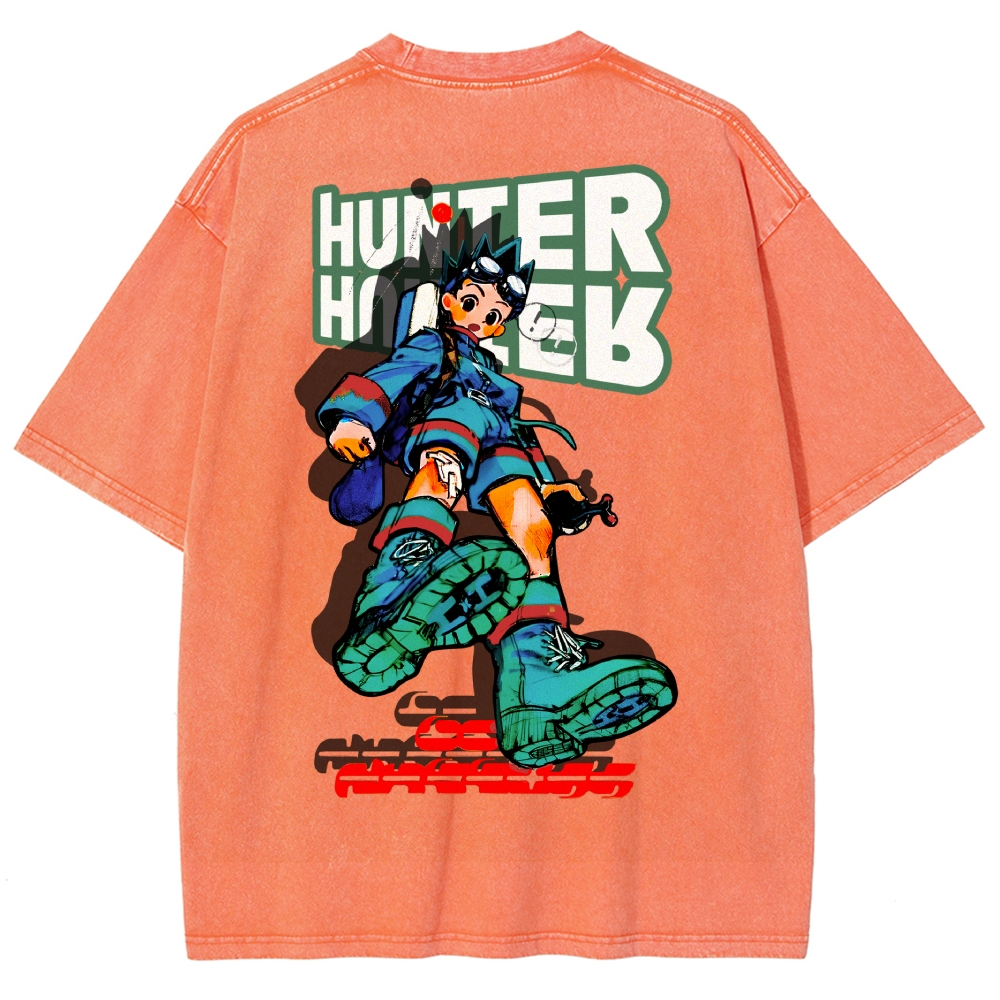 HUNTER×HUNTER Washed T-shirt 2608010764
