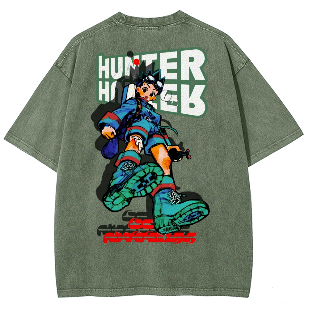 HUNTER×HUNTER Washed T-shirt 2608010764