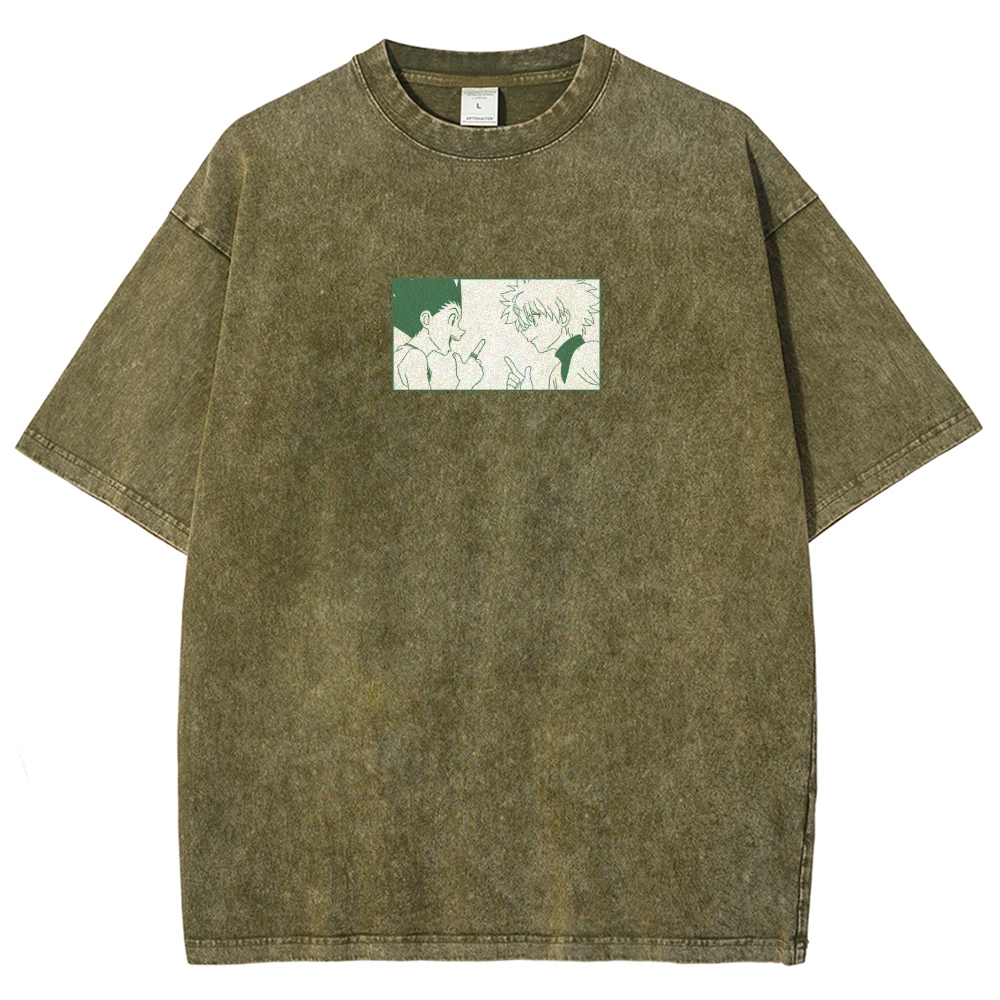 HUNTER×HUNTER Washed T-shirt 2608010764