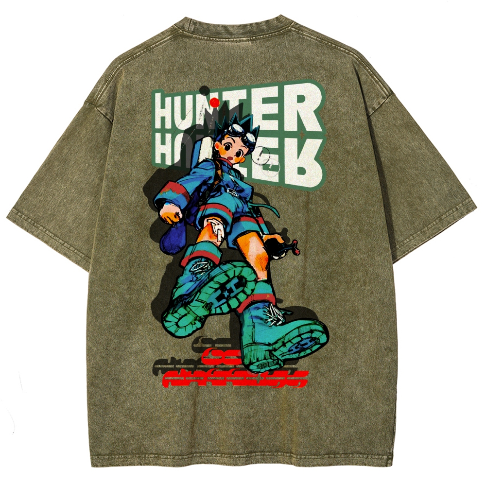 HUNTER×HUNTER Washed T-shirt 2608010764