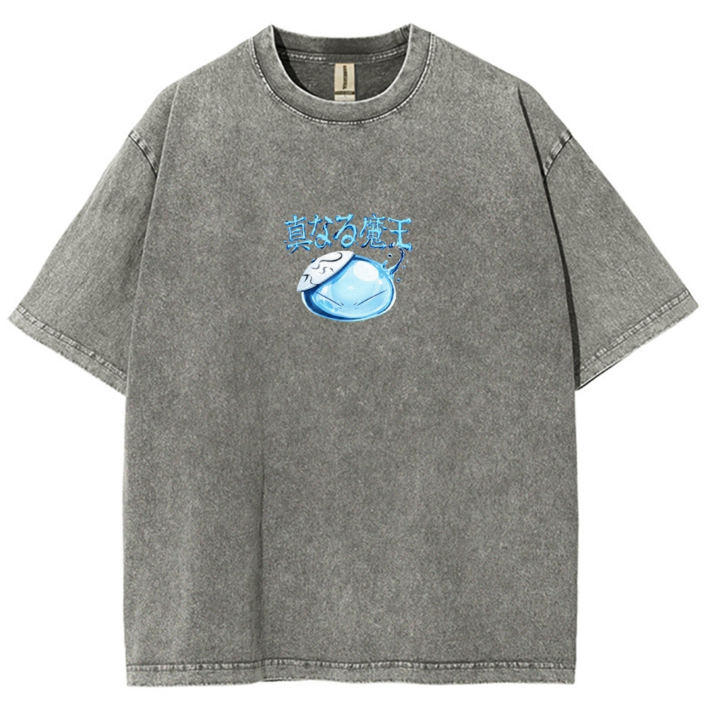 That Time I Got Reincarnated as a Slime  Washed T-shirt 2608011326