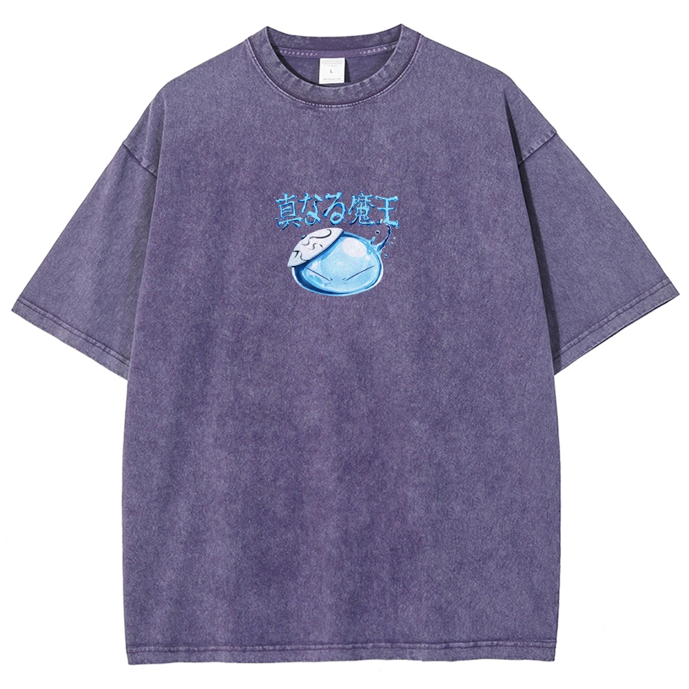 That Time I Got Reincarnated as a Slime  Washed T-shirt 2608011326