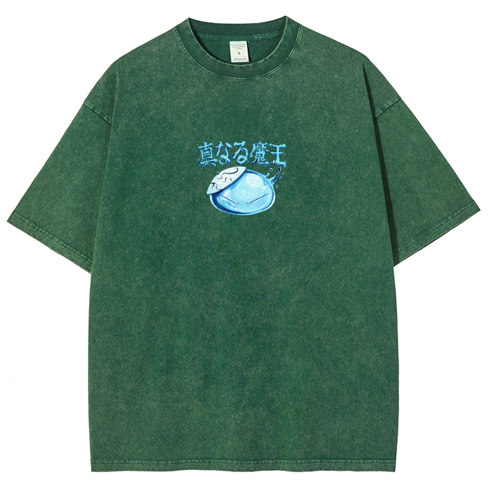 That Time I Got Reincarnated as a Slime  Washed T-shirt 2608011326