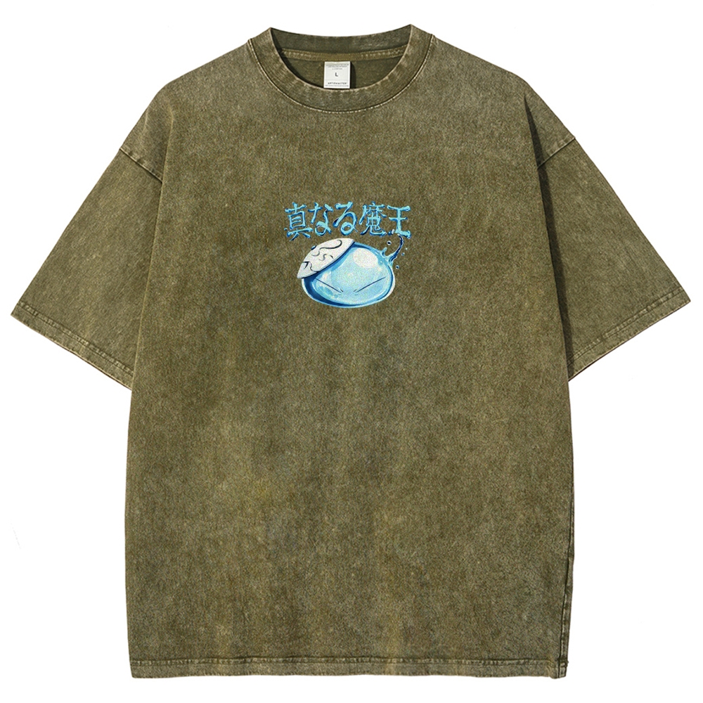That Time I Got Reincarnated as a Slime  Washed T-shirt 2608011326
