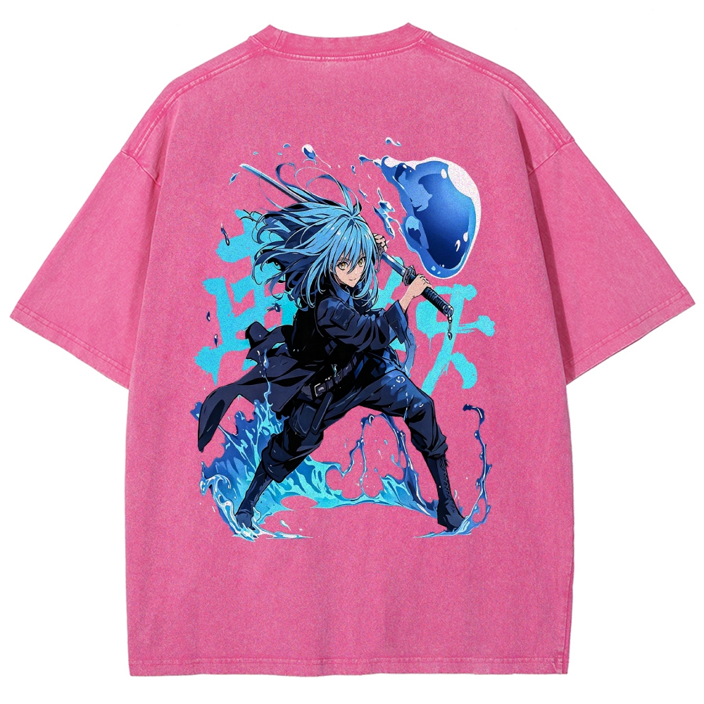 That Time I Got Reincarnated as a Slime  Washed T-shirt 2608011326