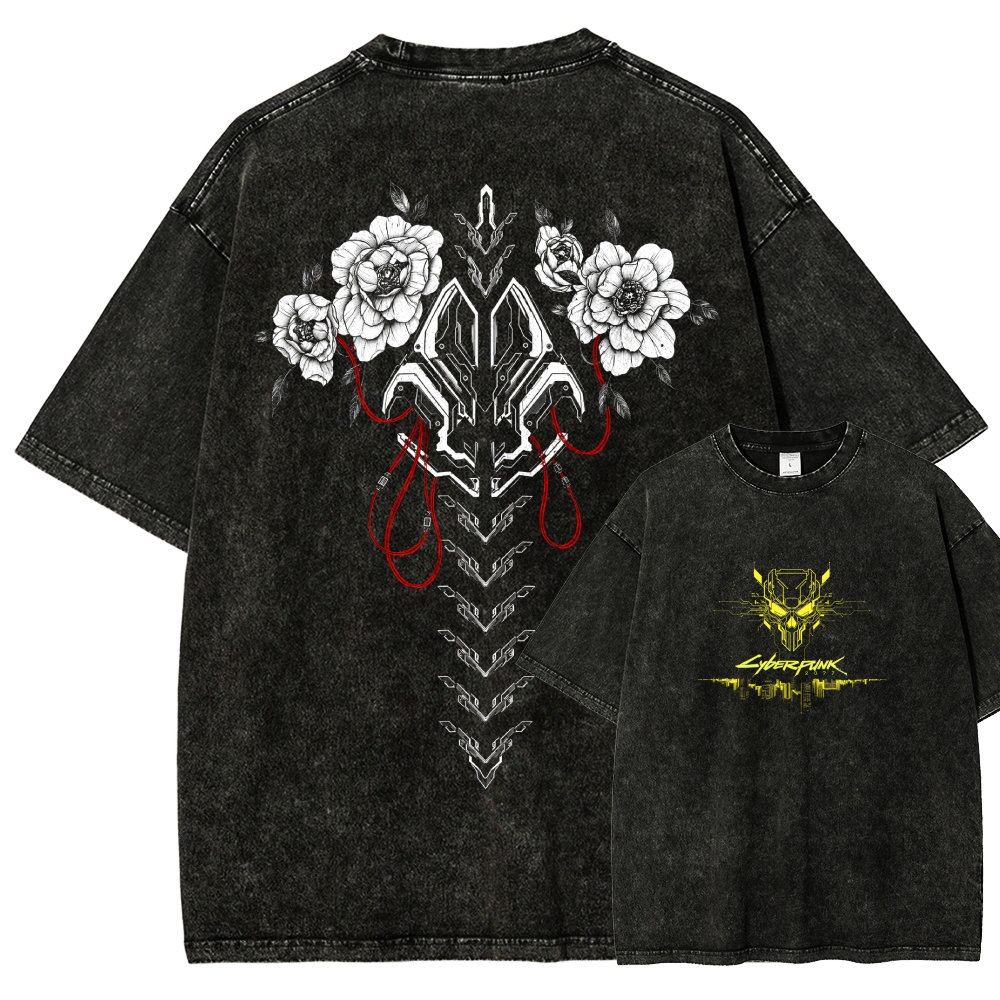 Cyberpunk Washed T-shirt 2608012570