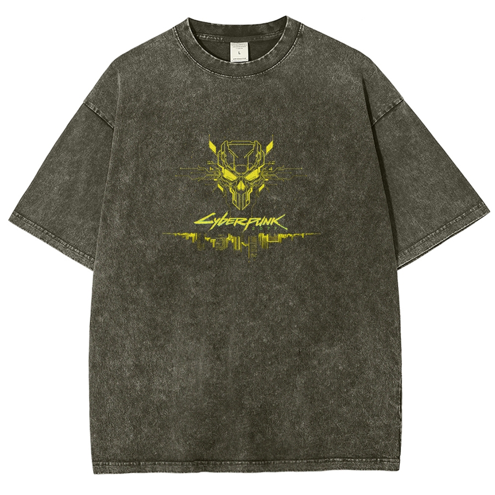 Cyberpunk Washed T-shirt 2608012570