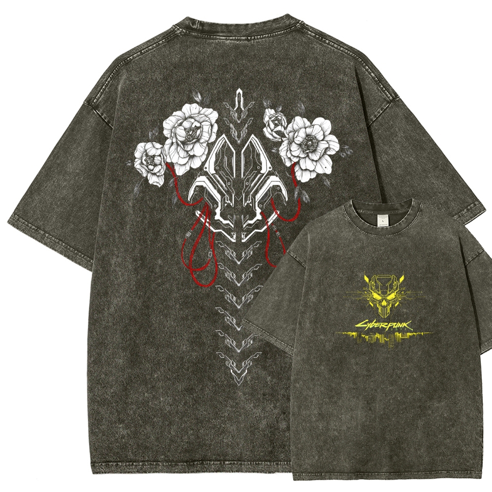 Cyberpunk Washed T-shirt 2608012570