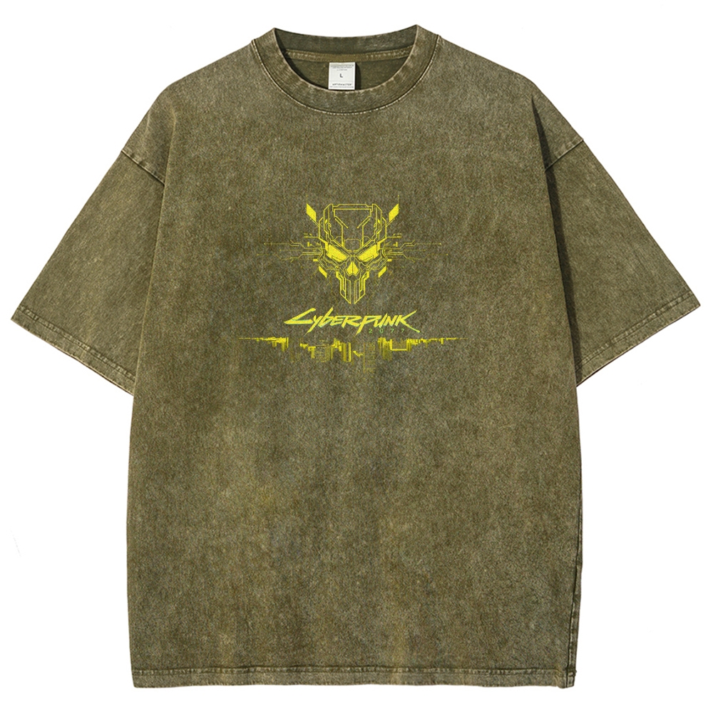 Cyberpunk Washed T-shirt 2608012570