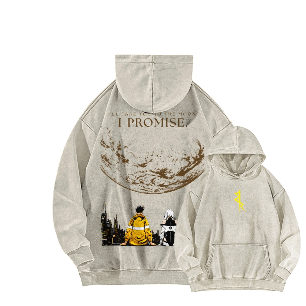 Cyberpunk Unisex washed sweatshirts