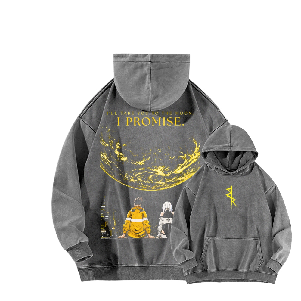 Cyberpunk Unisex washed sweatshirts