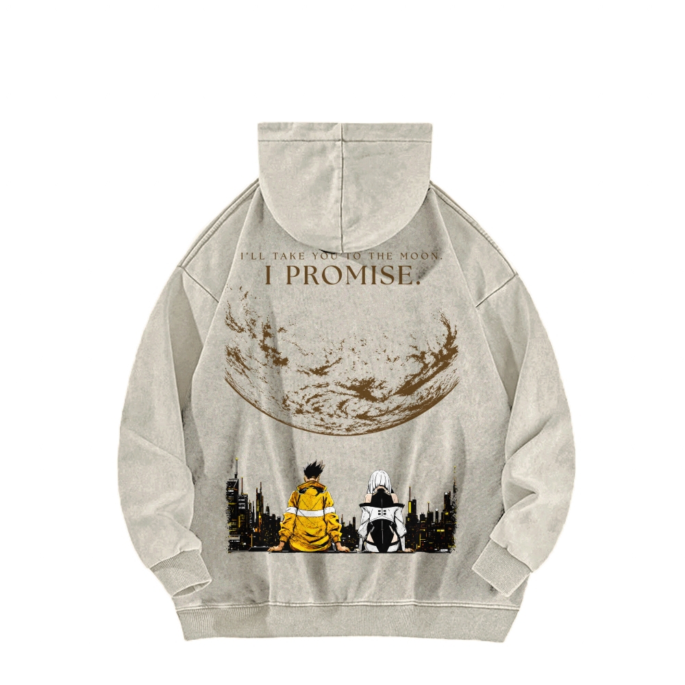 Cyberpunk Unisex washed sweatshirts