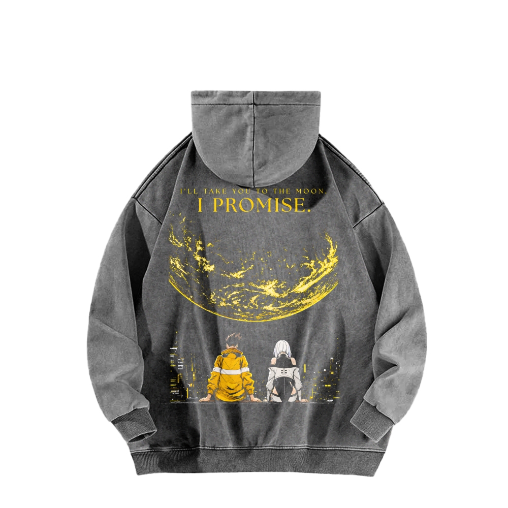 Cyberpunk Unisex washed sweatshirts