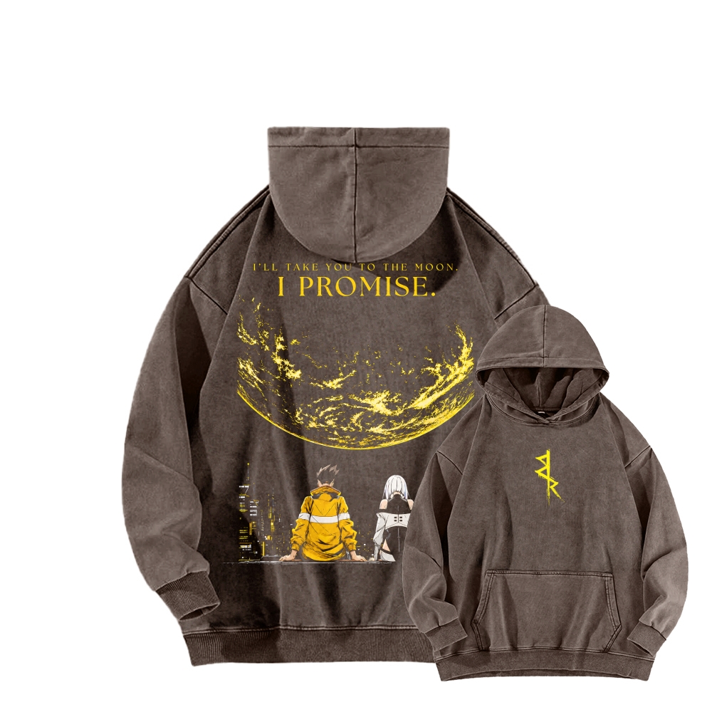 Cyberpunk Unisex washed sweatshirts