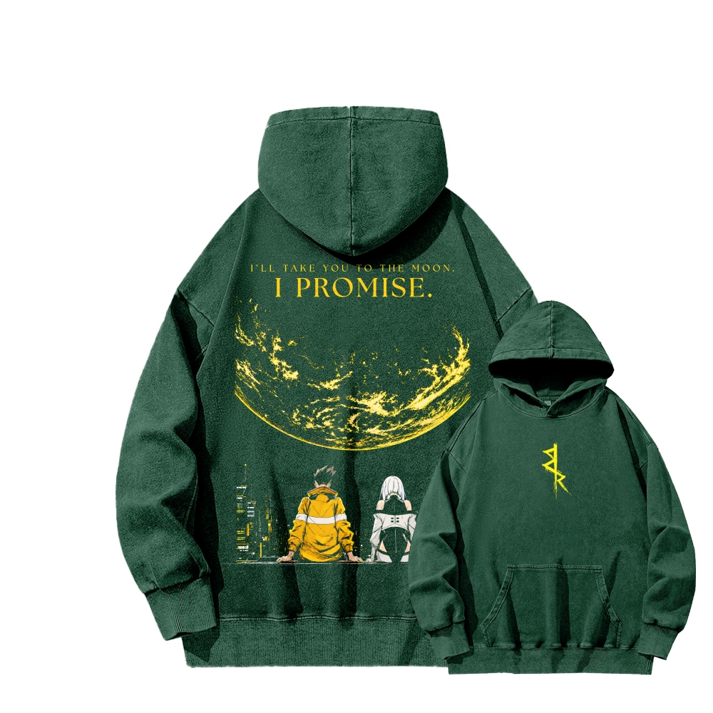 Cyberpunk Unisex washed sweatshirts