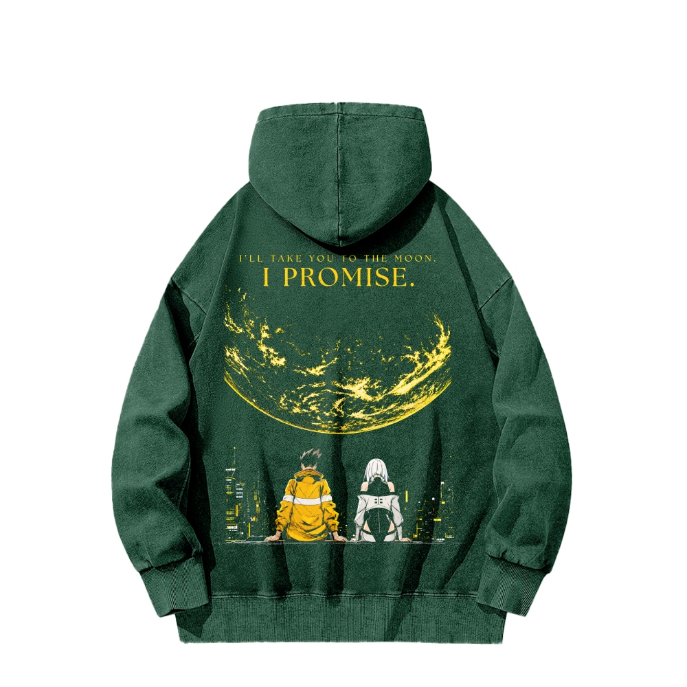 Cyberpunk Unisex washed sweatshirts