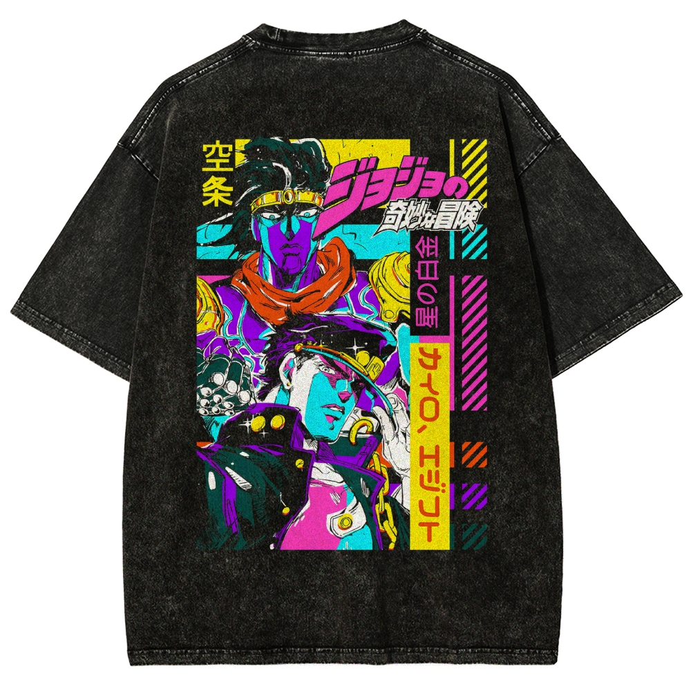 Jojo's Bizarre Adventure Washed T-shirt 2609001589