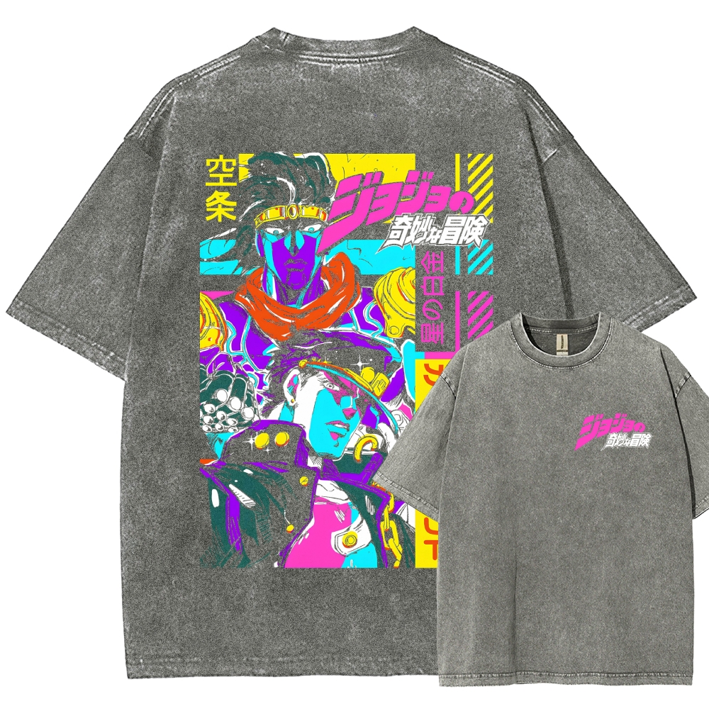 Jojo's Bizarre Adventure Washed T-shirt 2609001589