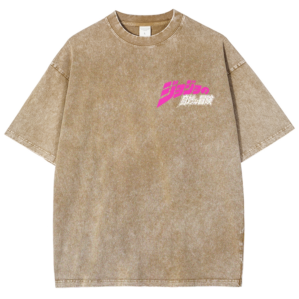 Jojo's Bizarre Adventure Washed T-shirt 2609001589