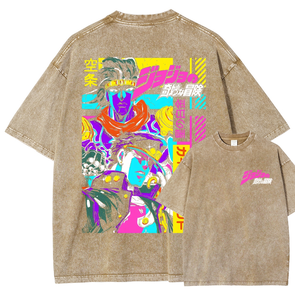 Jojo's Bizarre Adventure Washed T-shirt 2609001589