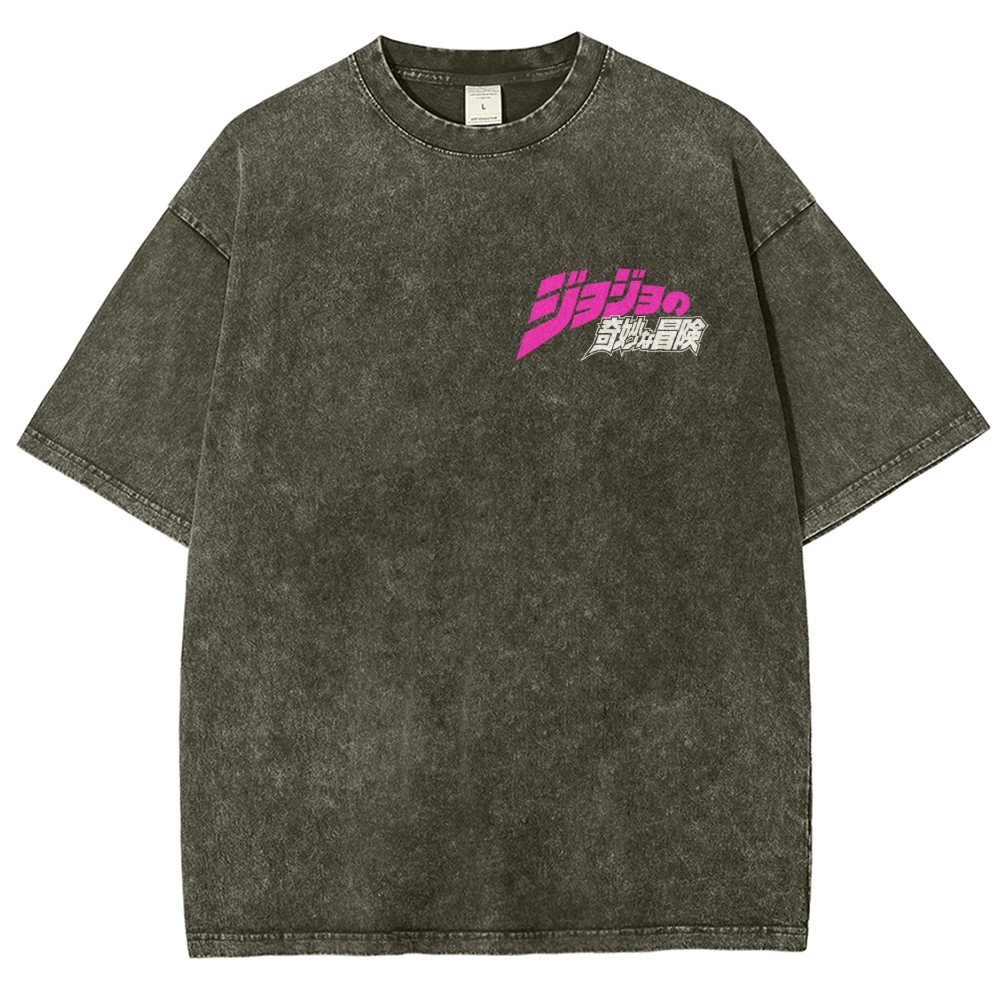 Jojo's Bizarre Adventure Washed T-shirt 2609001589