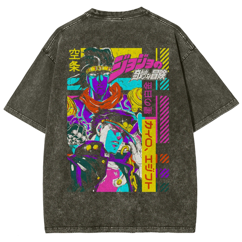 Jojo's Bizarre Adventure Washed T-shirt 2609001589