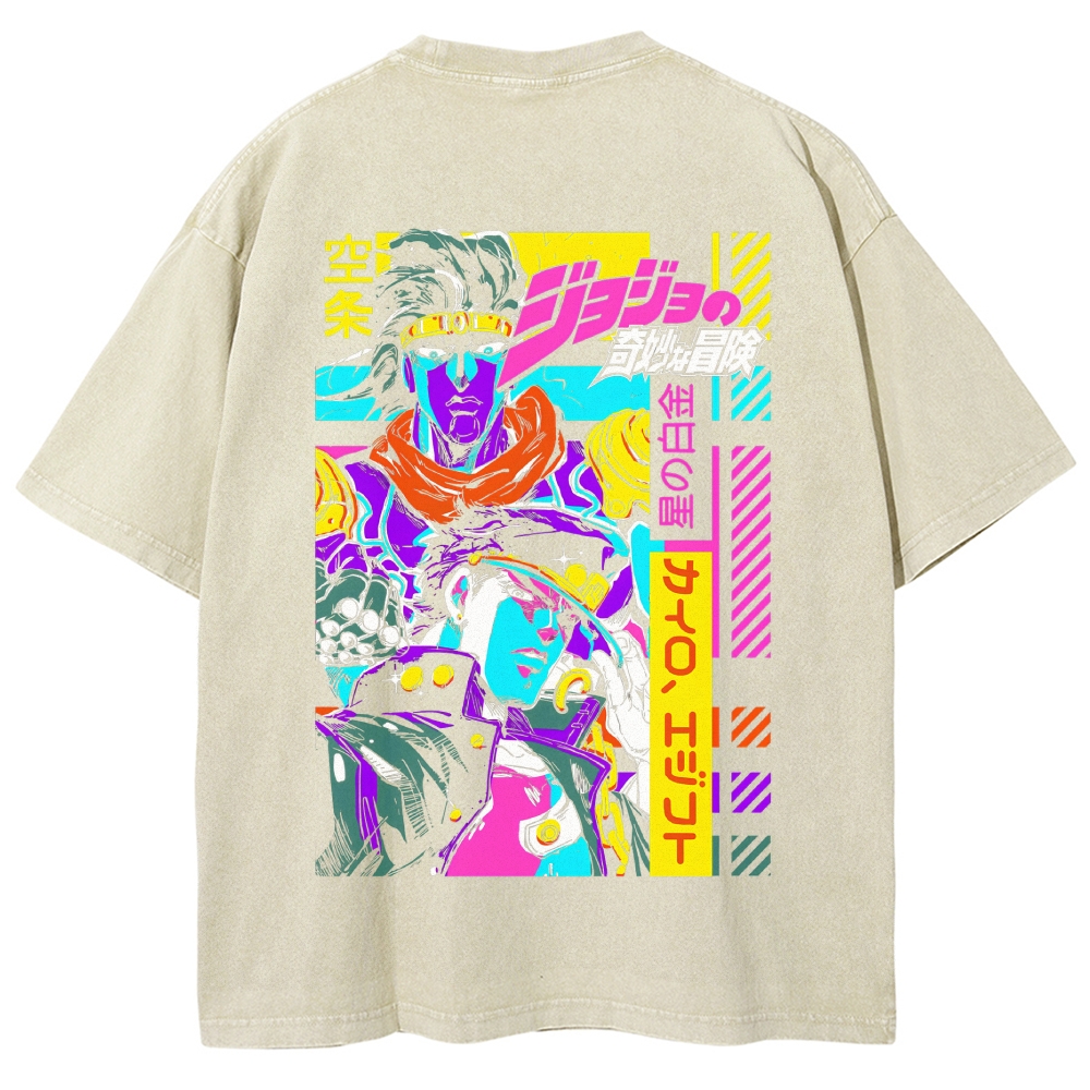 Jojo's Bizarre Adventure Washed T-shirt 2609001589