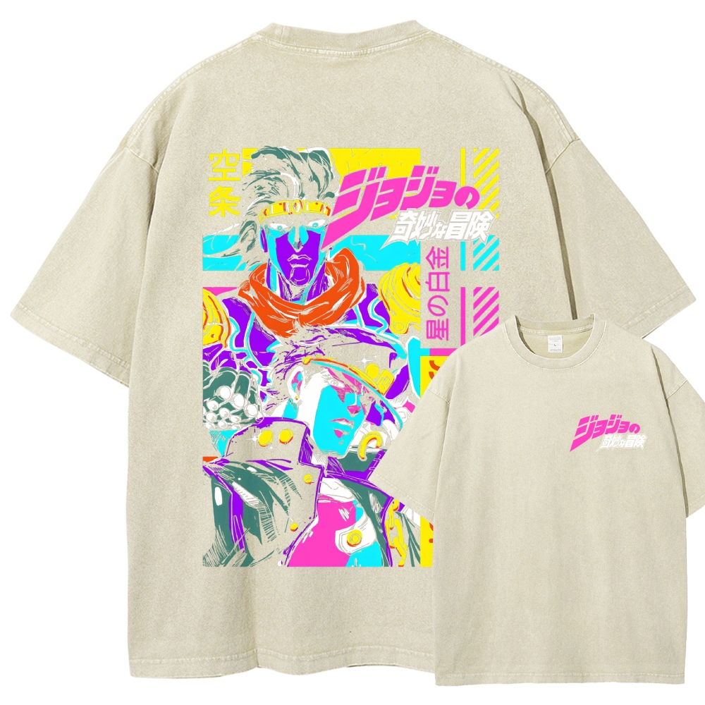 Jojo's Bizarre Adventure Washed T-shirt 2609001589