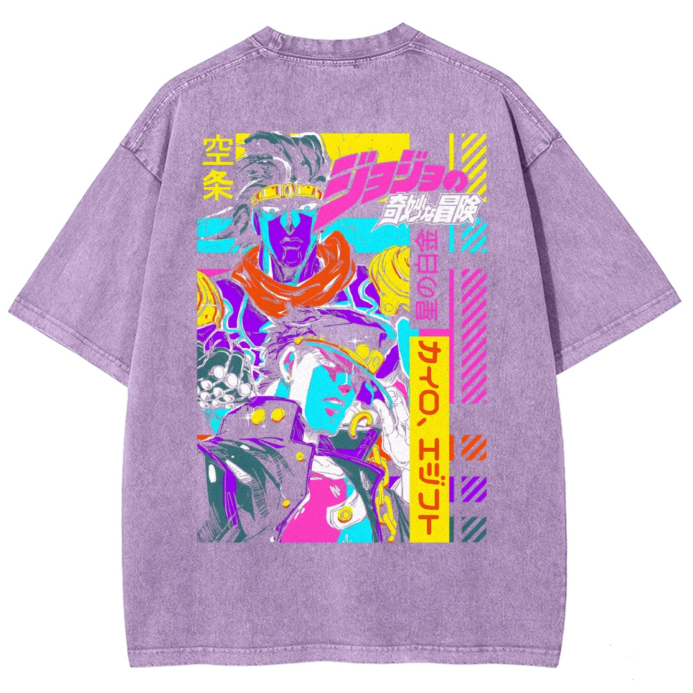 Jojo's Bizarre Adventure Washed T-shirt 2609001589